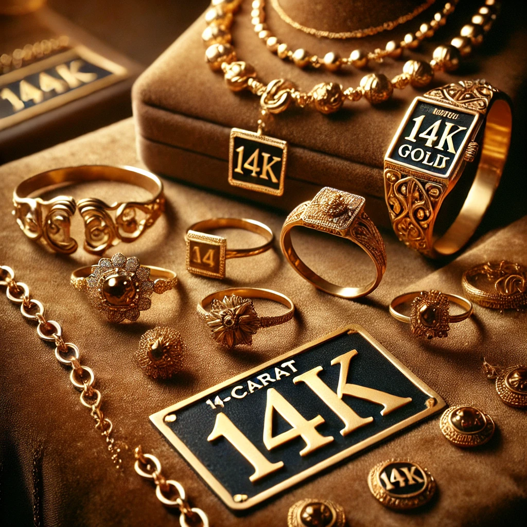 14 karátos arany ékszerek